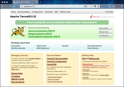 Tomcat Welcome