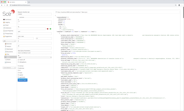 Search pds Collection Contents