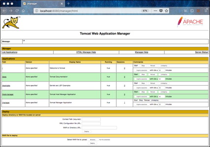 Tomcat Manager