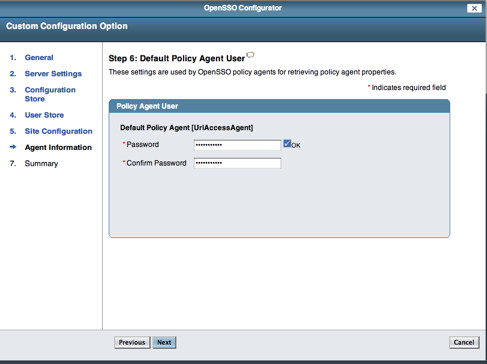 Step 6: Default Policy Agent User