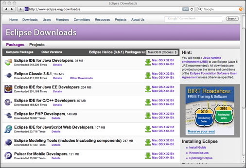 Eclipse Download