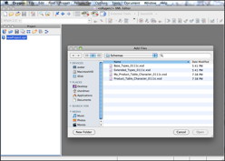 Oxygen Load Schemas - File Selection