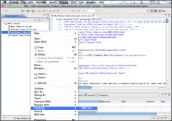 Eclipse Create Label - Menu