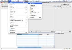 Eclipse Create Project - Menu