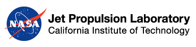 logo for NASA, JPL, and CalTech